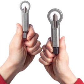 Hardys 2pc Nut Splitter Set - 2mm-16mm & 5mm-22mm Sizes, Safe Alternative to Grinding - Nut Remover Mechanic Tools for Machinery & Vehicles