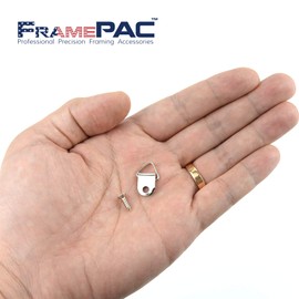 Picture Frames Small Triangle Hangers with Screws (200 Pcs)