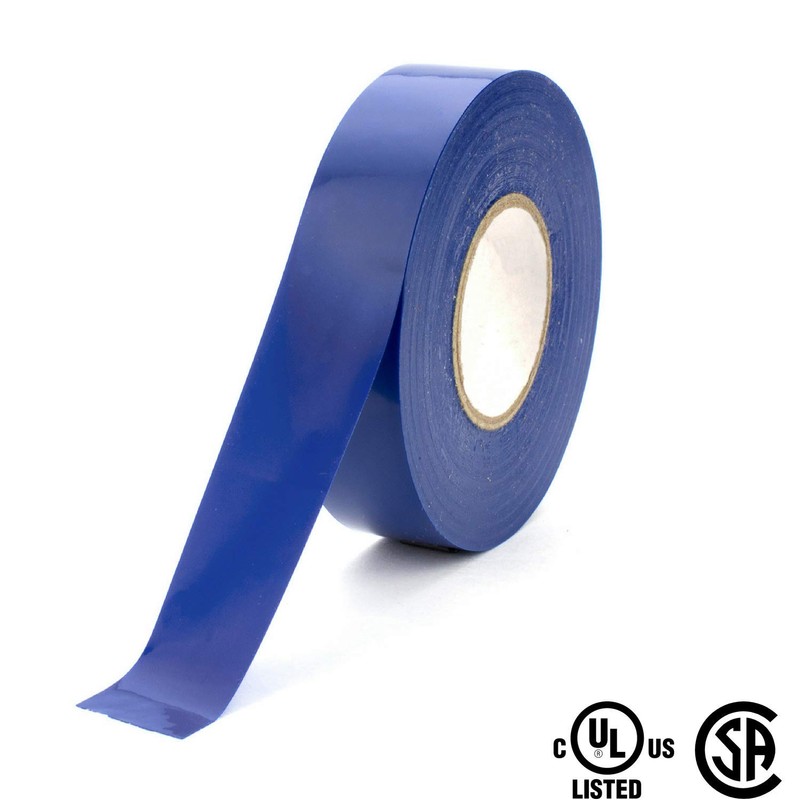 Vinyl Electrical Tape, 3/4-Inch x 66 Ft Roll, UL Listed,