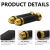 Adunsiaoto 2 Pieces Motorcycle Aluminium Non-Slip Handle, Motorcycle Scooter Universal