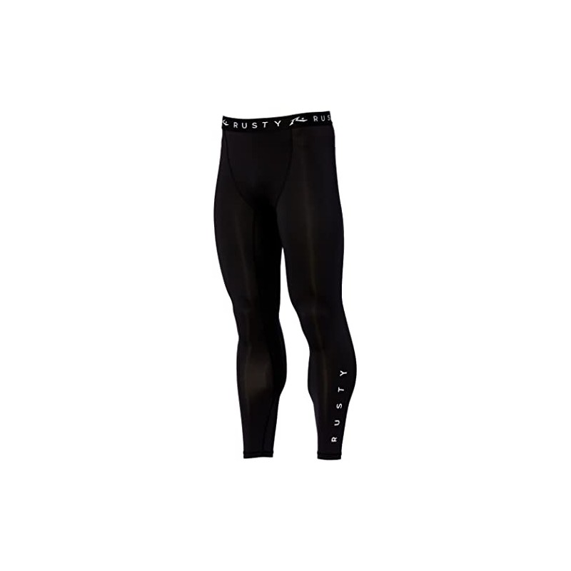 Rusty 912492 BLK Men's Marine Innerwear Rash Leggings,, blk