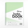 Silvine A4 Green Paper Dyslexia Notebook - Lined with Margin