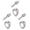 3Pair Rock Climbing Bolt Hanger Stainless Steel Climbing Anchor for