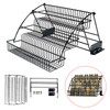 ILWorkTLs 3 Tier Spice Rack Organizer, Retractable Kitchen Storage Organiser,Pull