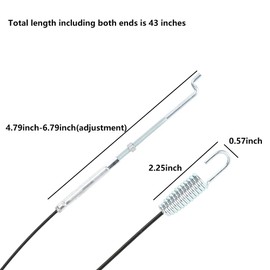 SizendHK 746-0898 Auger Cable for MTD Snow Blower Replacement Parts 946-0898, 746-0898B, 746-0898A, 746-0898, 746-0898, 290-904