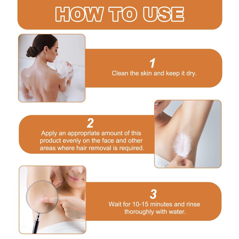 Face Hair Removal Cream Face Upper Lip Hair Cream Pain