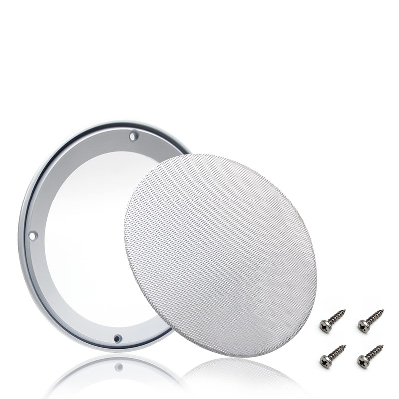 Fielect 2 Pcs 5" Speaker Grill Cover Mesh Decorative Circle