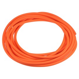 sourcing map Latex Tubing 3mm(1/8-inch) ID 6mm(1/4-inch) OD 5m Elastic Rubber Hose Orange