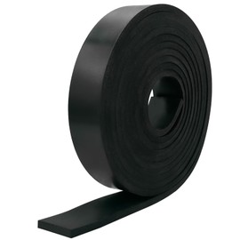 Rubber Strips, Neoprene Rubber Mat, Solid Rubber Profile Rubber Mats for Seal, Flooring Protection, Vibration Protection, Cover, DIY Seals (1.5 mm (D) x 25 mm (W) x 3 m (L))