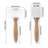 2 Pieces Leather Carving Hammer DIY Leathercraft Wooden Mallet Nylon