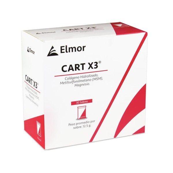 CART X3 con 30 Sobres con 3 Componentes Protena de