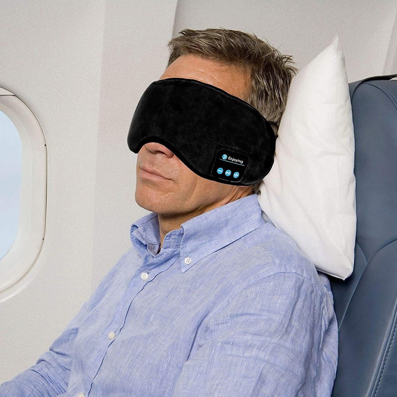 Music Eye Mask Eye Covers for Sleeping Wireless BT Sleep