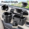 Car Cup Holder & Phone Organizer for Side Door Storage