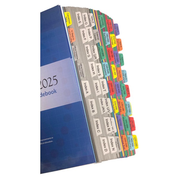 Book Tabs for ICD-10-CM 2025 The Complete Official Codebook with