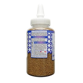 Aquatic Provisions Small Granules, Slow Sinking Tropical Community Fish Food, 48% Protein, USA Made - 4.23 oz (120 g)