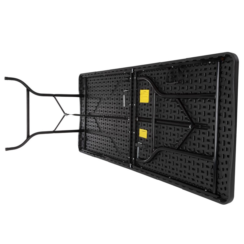 Lavish Home Everyday Home Folding Table, Black