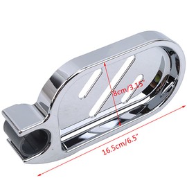 Adjustable Soap Holder, 2Pcs Soap Plate ABS Soap Dish Holder Clip-on Tray Rail Dish Bathroom Gadget for Home and Hotel