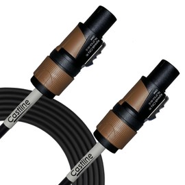 Castline Gold 2 Pole Neutrik SpeakON Speaker Cable Mogami 3082 (6 Ft)