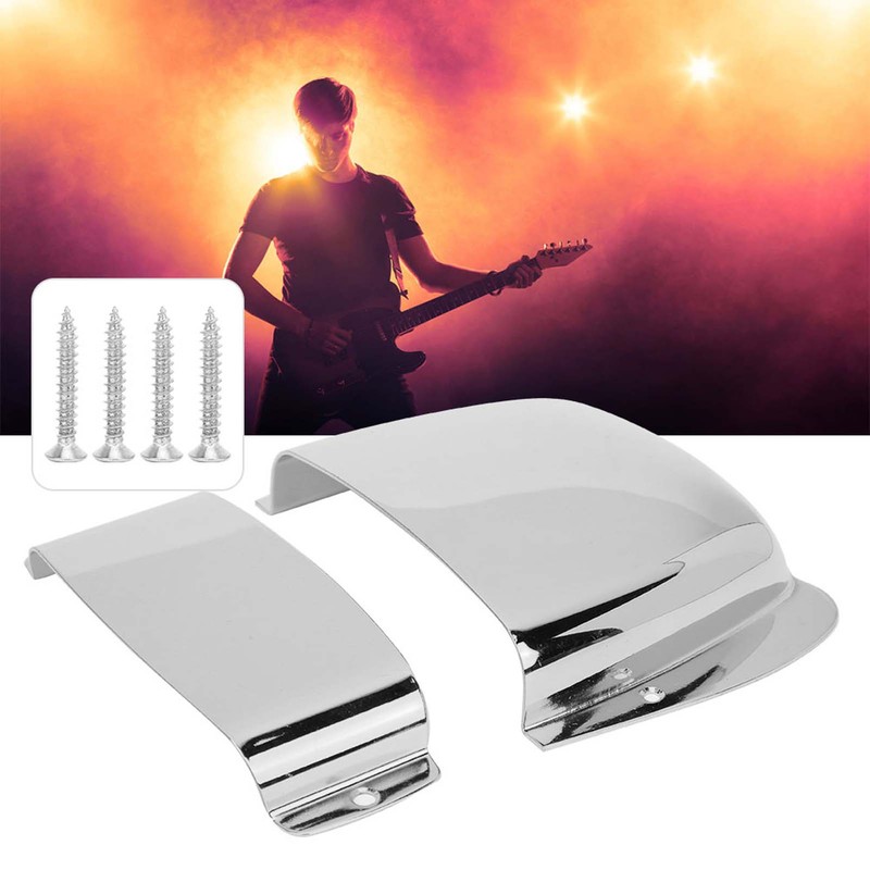 Pickup Bridge Cover Set Zinc Alloy Bass Protective Cover for