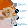TOVINANNA 8pcs Foaming Mesh Soap Net Bags Multi-function Facial Exfoliating