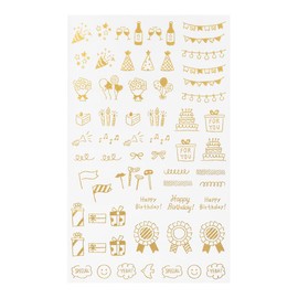 Midori 82622006 Sticker Decal Foil Festive Pattern