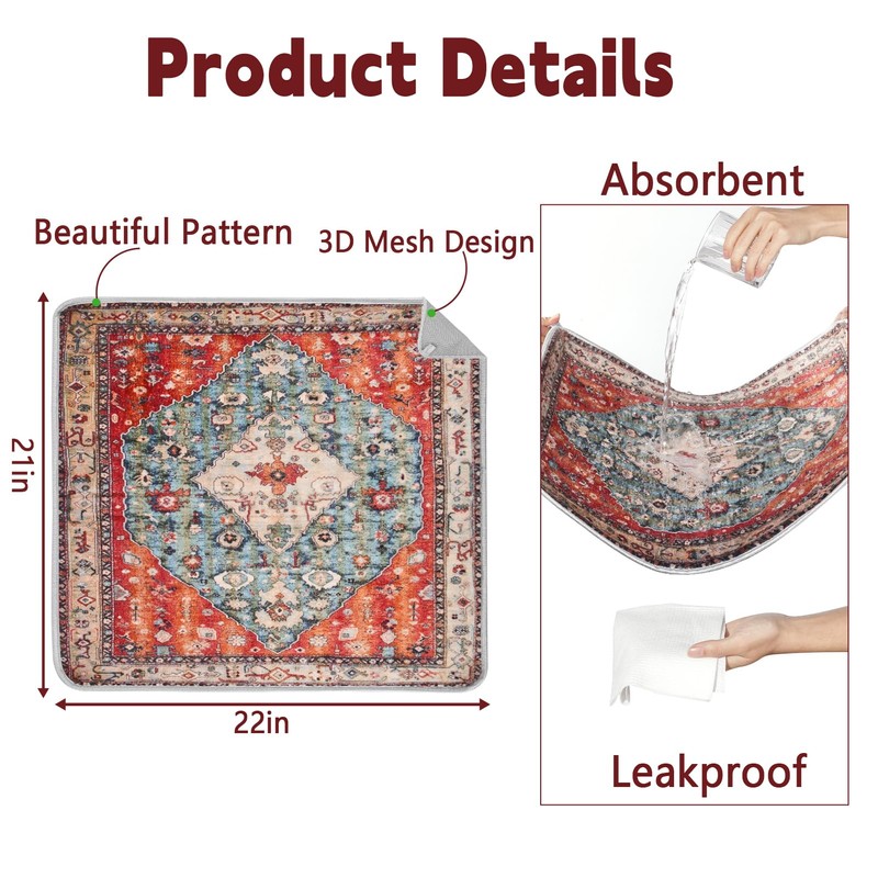 FUMMI 4 Pack Reusable Waterproof Incontinence Bed & Chair Pads,