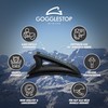 GOGGLESTOP Black, Original, Ski Helmet Clip, Ski Goggles Holder, Snowboard