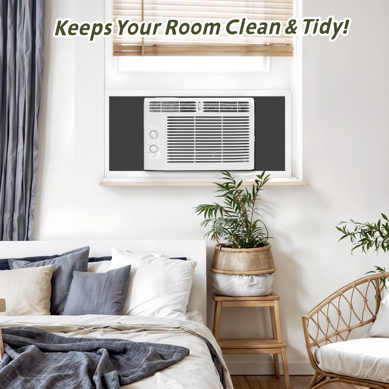 Flamorrow Window Air Conditioner Side Foam Panel, Full Surround Insulation