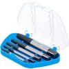 BGS 1895 Screw Extractor Set, Silver/Black, Size 1-5 Set of