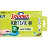 Spontex Pack of 40 Disposable Gloves, Hypoallergenic, Nitrile Gloves, Size