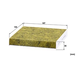 MANN-FILTER FP 20 006 Cabin Air Filter for Cars and Transporters