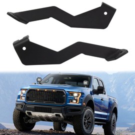 HOZHEM Ditch Light Bracket for Ford F150 2004-2014 & 1st Gen SVT Raptor, Hood Mount Light Brackets for Work Light Pod Light