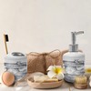 Ambesonne Autumn Soap Dispenser & Toothbrush Holder Set, Hand Drawing