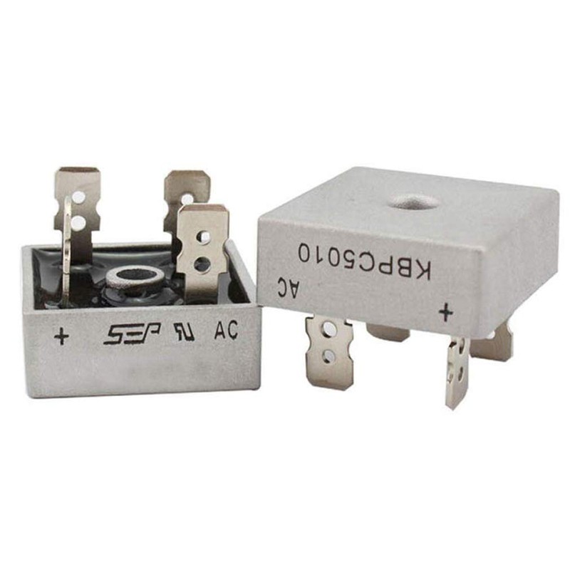 Hailege 10pcs KBPC5010 Diode Bridge Rectifier Diode 50A 1000V KBPC