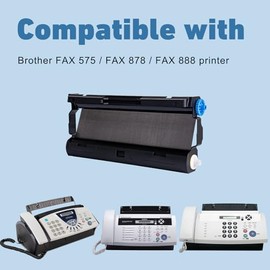 2 Pack PC501 Ribbon Compatible with Brother PC-501 Fax Cartridge | Replacement for Brother FAX 575 Fax 878 Fax 888 Printers