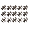 50 Sets Magnetic Button Clasp Snaps 18x5mm High Hardness Alloy