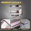 AUTOWIKI Chrome Headlights Trim Bezel for 2016-2019 Chevy Silverado 1500