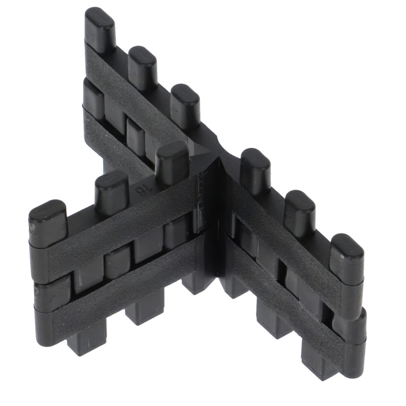 PRODIAMANT Joint Crosses T-Pieces Stackable for Patio Panels Width 4