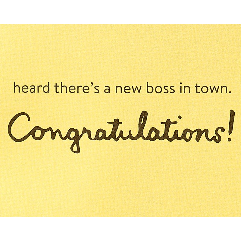 Papyrus New Baby Card (New Boss)