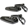 MotorToGo One Pair Black CNC 7/8" Handlebar Bar End Arrow