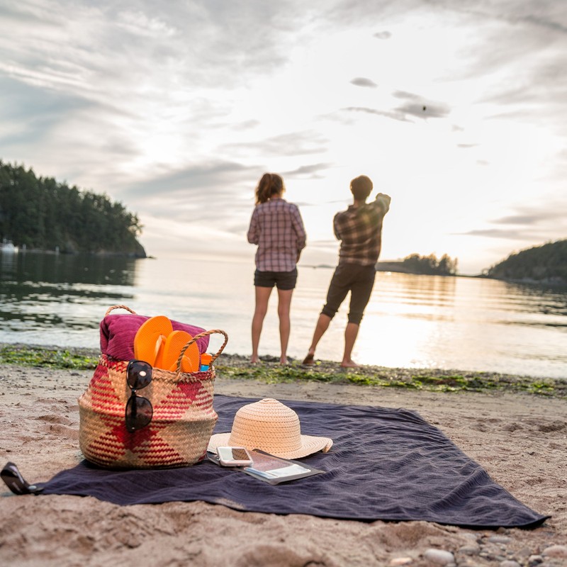 PackTowl LUXE BEACH TOWEL (ZESTY LICHEN)