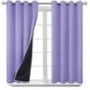BGment Short 100% Blackout Curtains for Bedroom, Thermal Insulated Energy