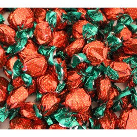 LaetaFood Primrose Strawberry Filled Bon Bons Hard Candy (2 Pound Bulk Candy)