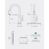 APPASO Kitchen Faucets Touchless, Gold Kitchen Sink Faucets with Soap