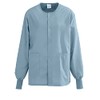 Medline PerforMAX 829 Unisex Snap-Front Warm-Up Jacket, Misty, Size Small