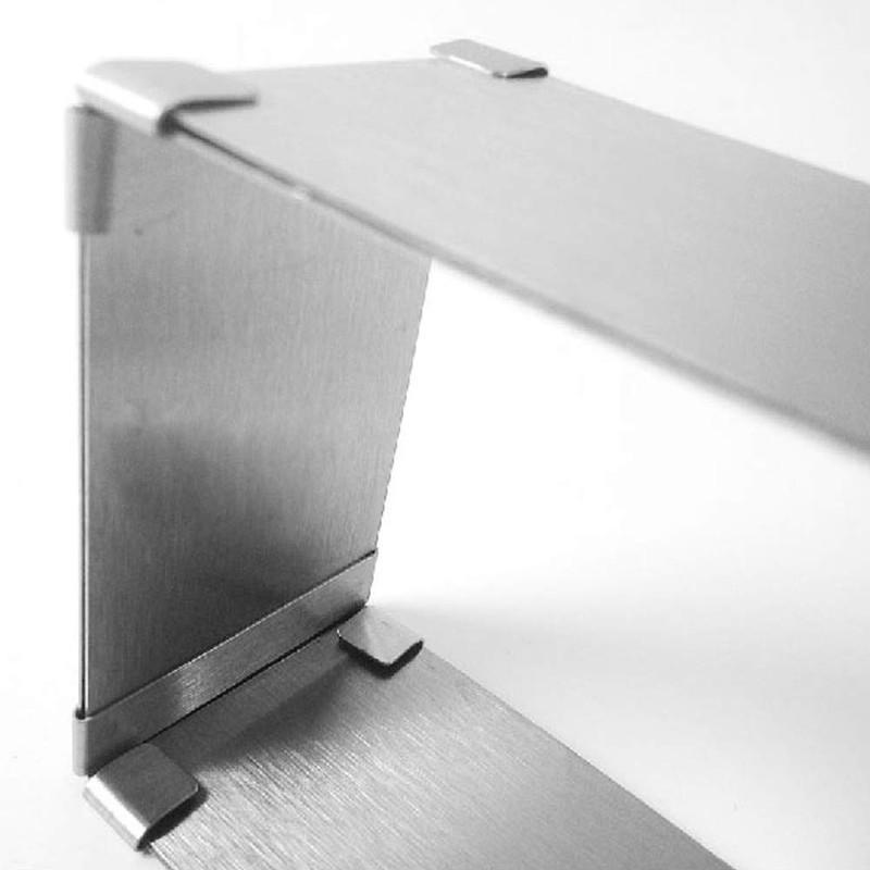 TAMUME Square-Shaped Adjustable and Rectractable Stainless Steel Baking Mould with