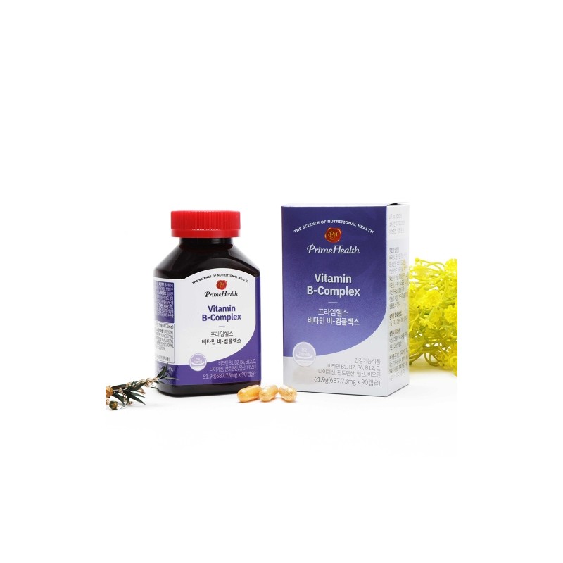Prime Health Vitamin B Complex 687.73mg 90 Capsules / 프라임헬스