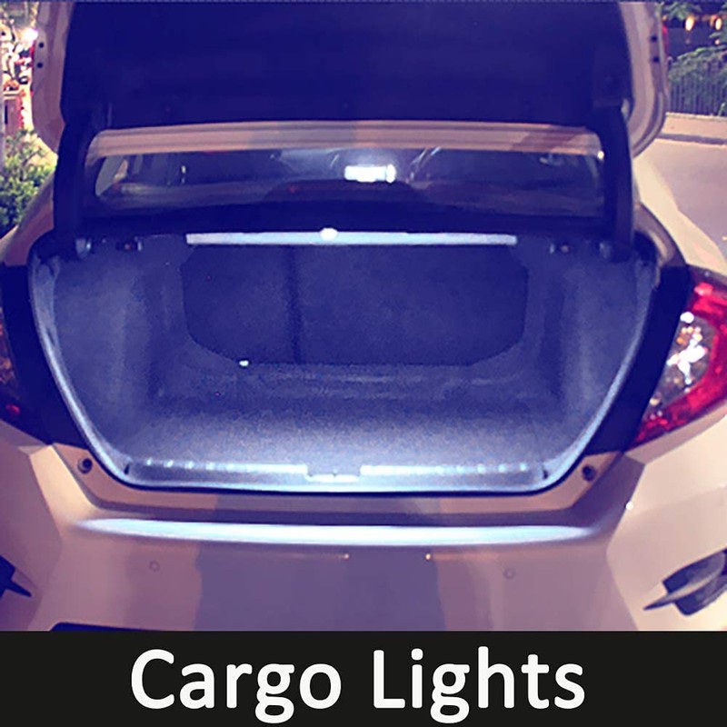AWALITED 6pcs White Interior LED Lights Kit for 2001-2011 Honda
