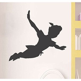 Peter pan Shadow Wall Decal Removable Vinyl Sticker Mural Window Kids Children Art