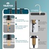 TRUSTMI Bathroom Faucet 3 Hole 2-Handle 8 inch Wide-Spread Bathroom